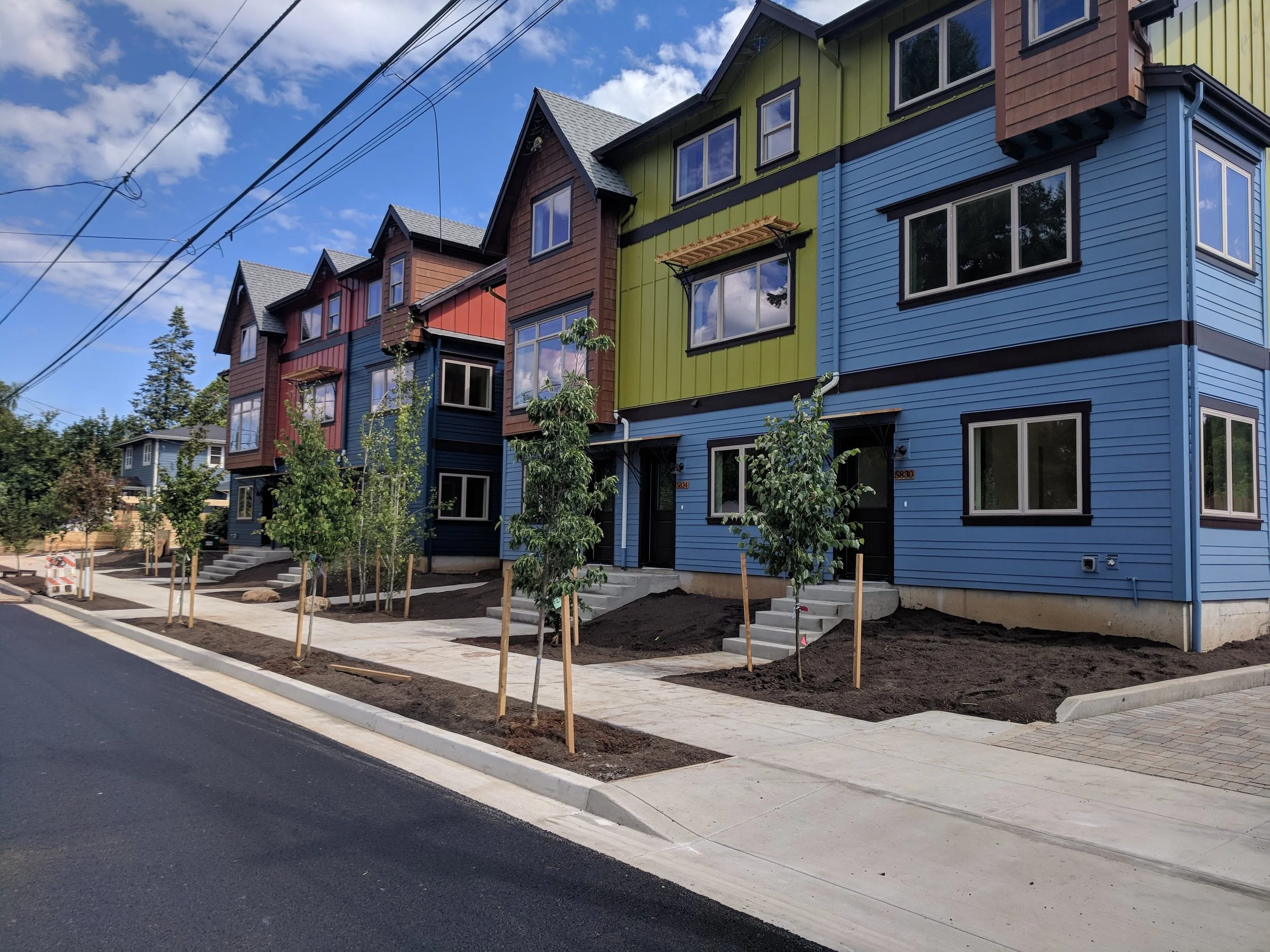 Mason Street Townhouses Eli Spevak of Orange Splot & Mark Lakeman of Communitecture 